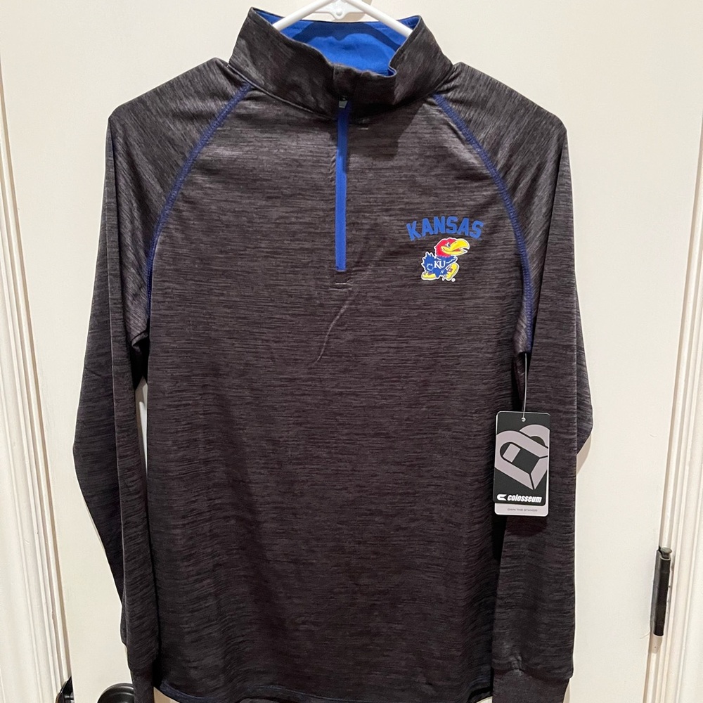 Colosseum Women's Blue and Black Pullover